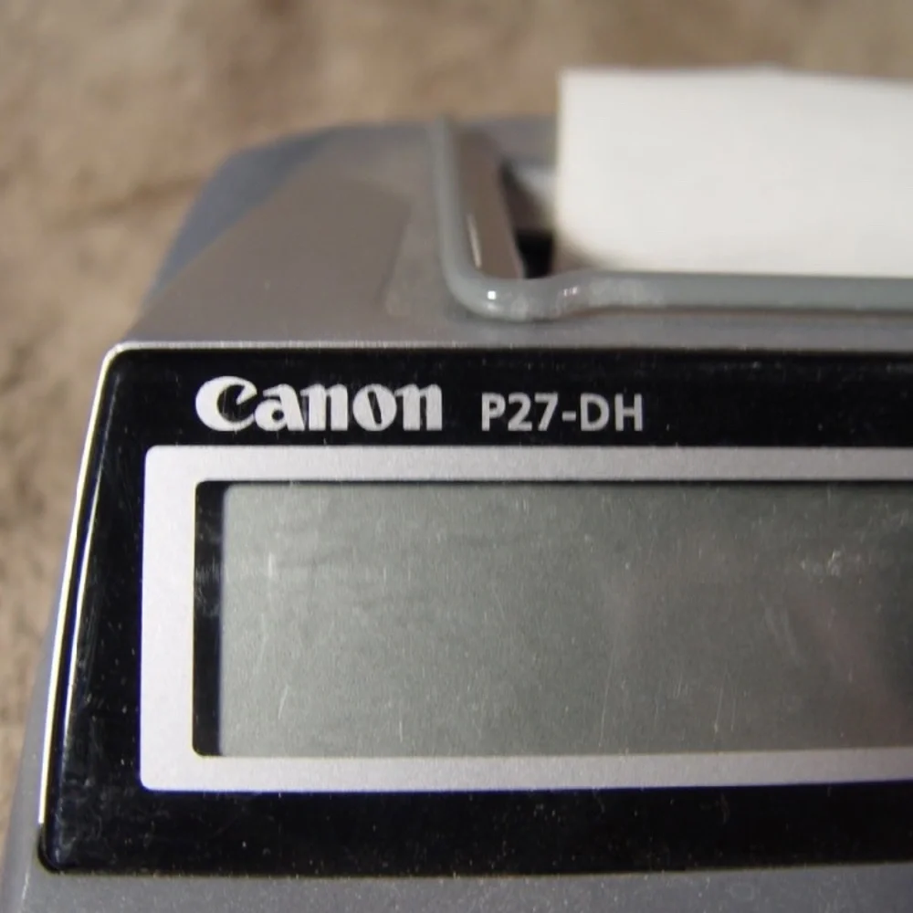 Canon P27-DH Printing Calculator Works!